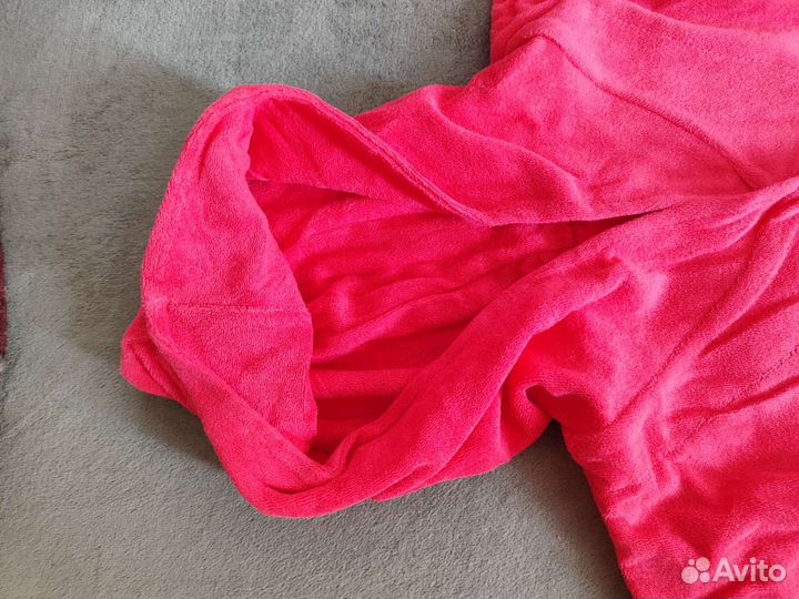 Халат махровый женский с капюшоном