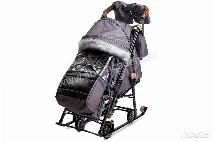 Санки-коляска glory gloss