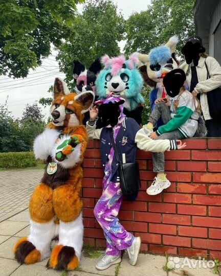 Фурсьют фулл красной панды/Фурри