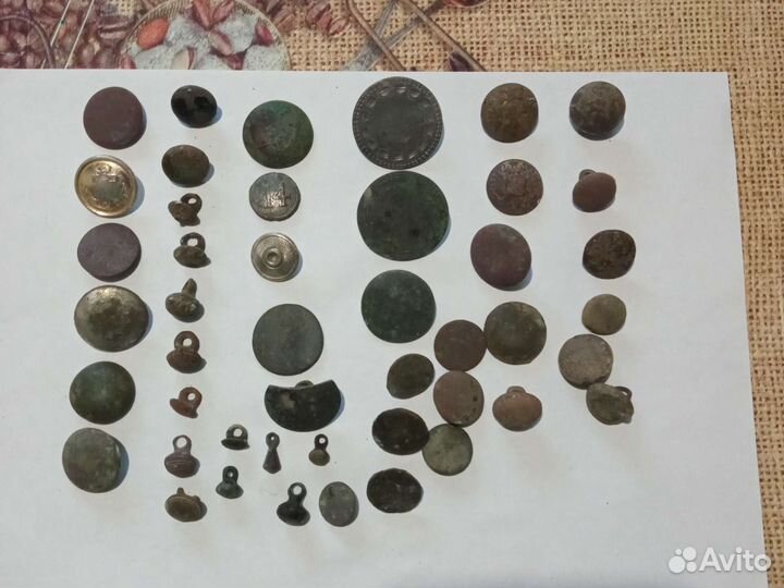 Старинные пуговицы