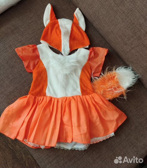 Детский новогодний костюм лисичка