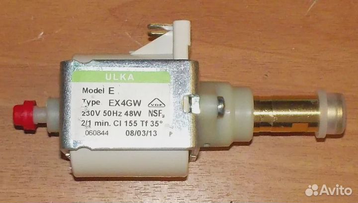 Насос ulka ex4gw 48W (230V-50Hz), для кофемашин с