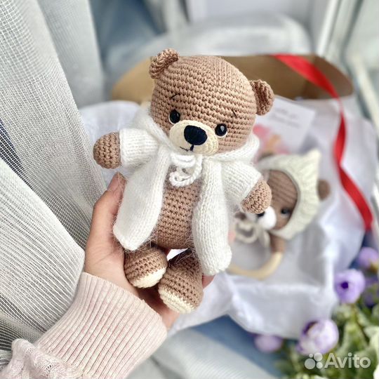 Вязанные наборы-подарок на выписку