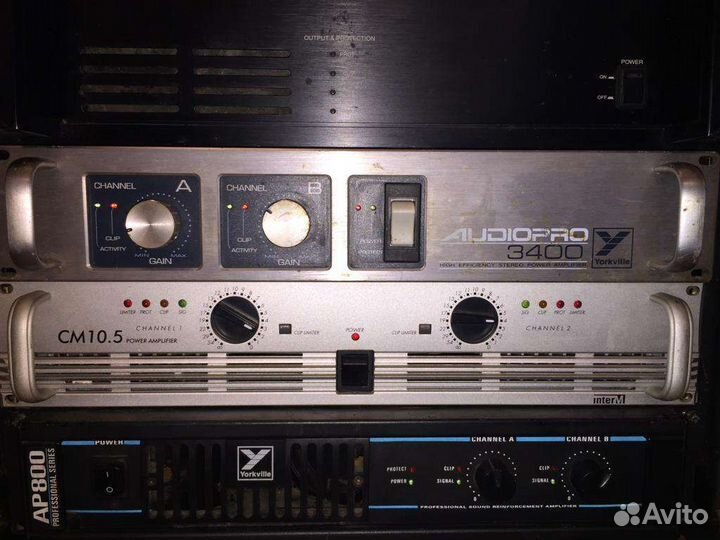 Усилители, кроссовер, звук профессиональное