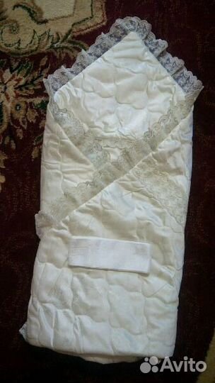 Конверт одеялко на выписку для новорожденного