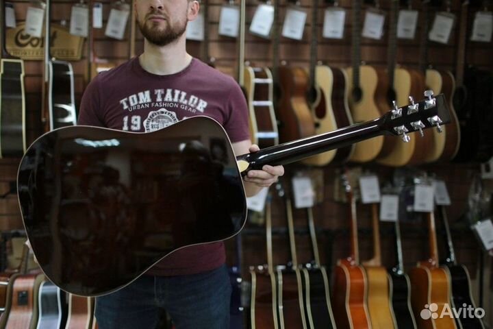 Акустическая гитара Caraya F600-BS