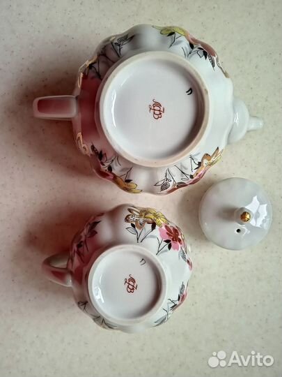 Заварочный чайник и молочник лфз