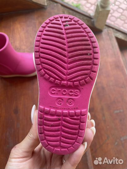 Резиновые сапоги crocs