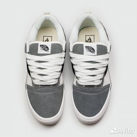 Кеды Vans Knu Skool Grey White Black 44й