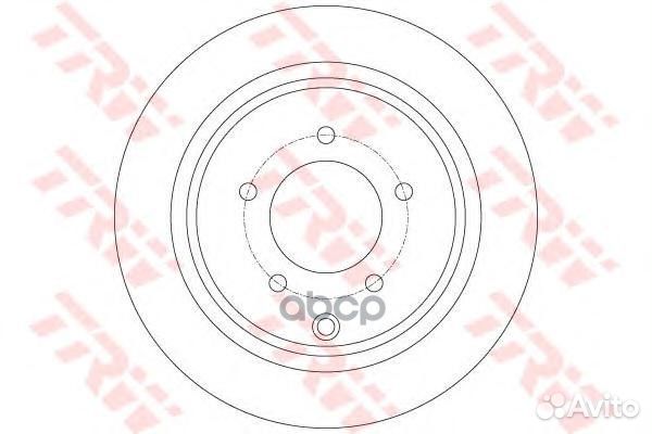 Диск тормозной задний