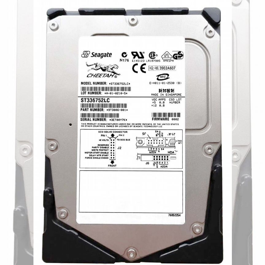 [ST336752LC] Жесткий Диск Seagate 36gb U160scsi 3.5" St336752lc