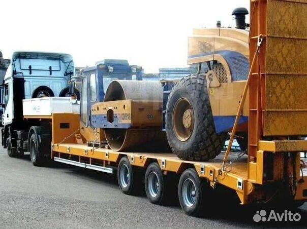 Грузоперевозки тралом негабаритных грузов