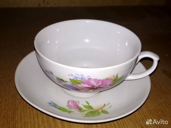 Сервиз чайный 15 предметов. Дулёво. 1995 г