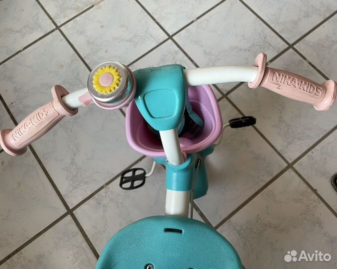 Торг Велосипед трёхколёсный с родительской ручкой