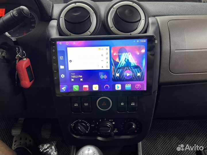 Магнитола 2 DIN Android Renault logan LADA largus