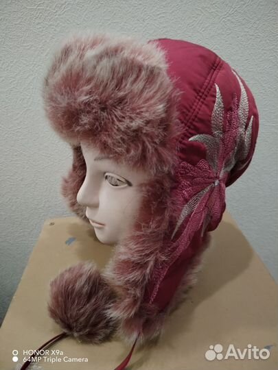 Шапка ушанка детская