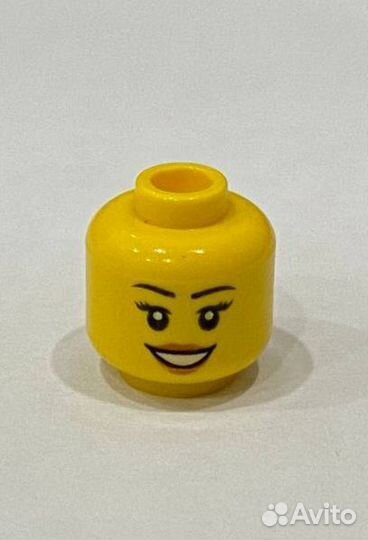 Lego деталь голова жёлтая