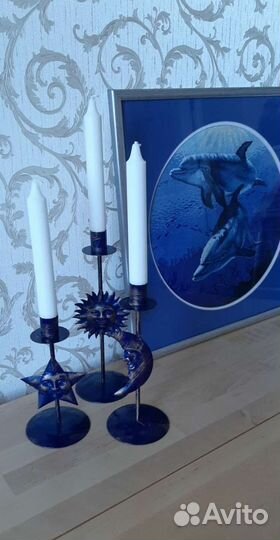 Группа подсвечников металл Германия