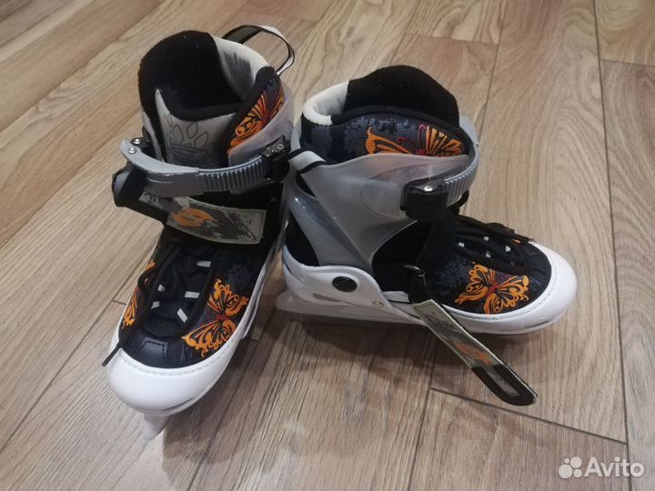 Коньки детские раздвижные 30-33