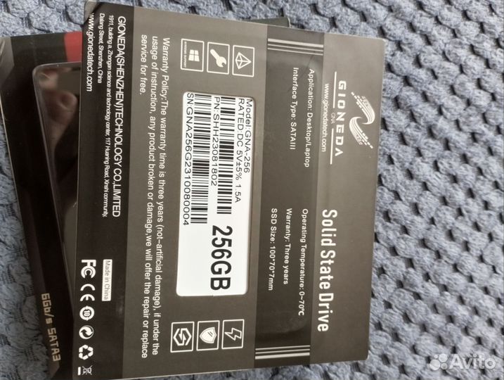 SSD жёсткий диск Новый SATA3