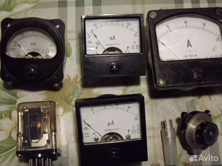 Радио детали, приборы, комплектующие на компьютер