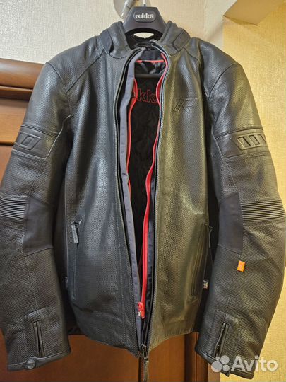 Мотокуртка кожаная мужская Rukka Aramos р.60