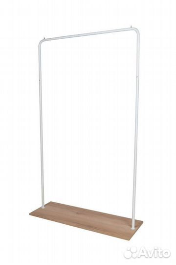 Стойка для одежды напольная с одной полкой