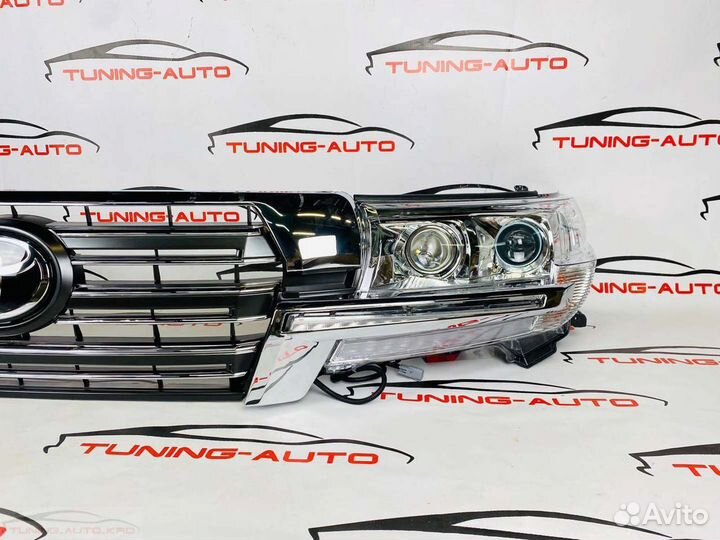Фары + решетка Toyota Land Cruiser 200 A7537