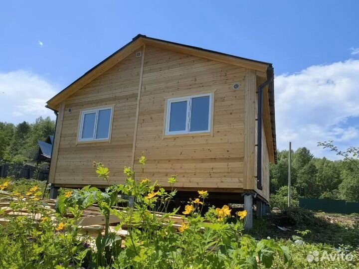 Каркасно-щитовой дом 6х8
