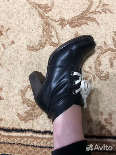 Ботильоны женские 38 размер натуральная кожа