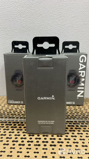 Смарт часы garmin forerunner 55 серые новые