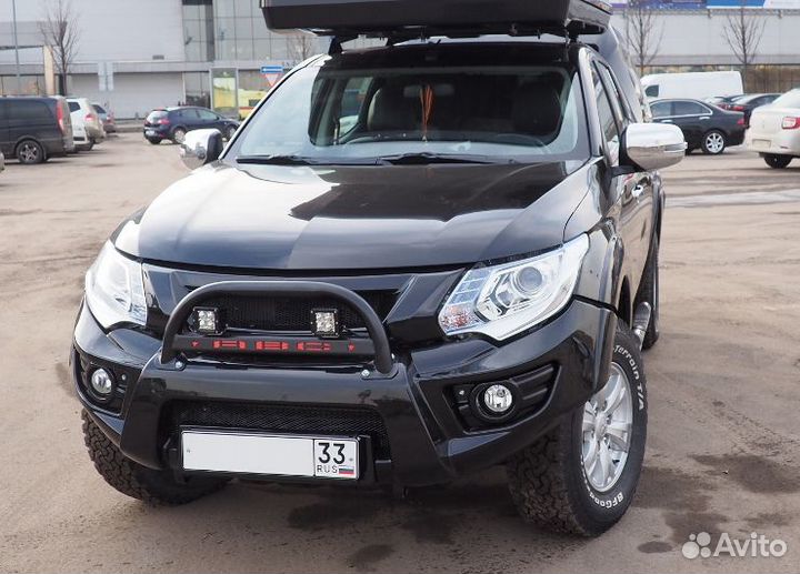 Бампер передний Mitsubishi L200 2015-11.2018 кроме