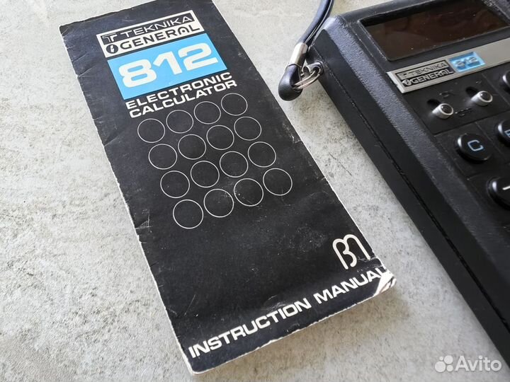 Калькулятор японский teknika general Model EDC-812
