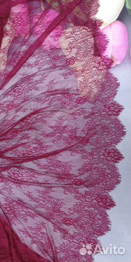 Кружевное полотно 150 см разные цвета