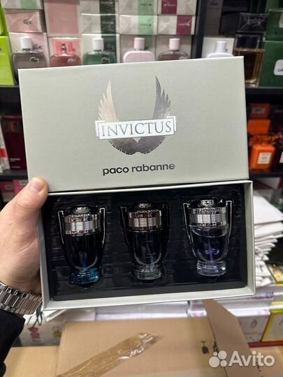 Paco rabanne invictus набор 3*30 мл