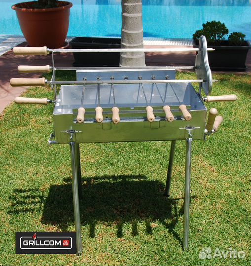 Мангал барбекю автоматический