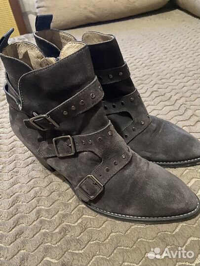 Ботильоны женские 41 размер нат. замша