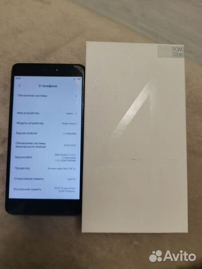 Xiaomi Redmi Note 4, 3/32 ГБ