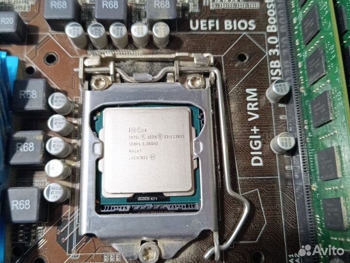 Asus p8z77 m + e3 1230v2 аналог core i7 3770