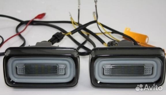 Фонари в задний бампер Гелендваген