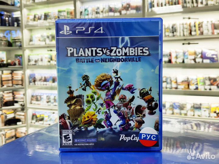 Игра на PS4 Plants vs Zombies Битва за Нейборвиль