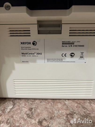 Xerox workcentre 3045