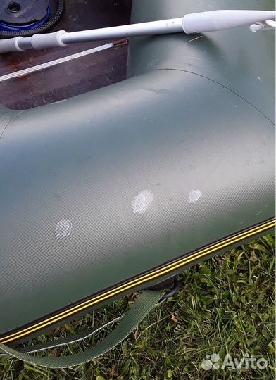 Лодка пвх б/у Норвик 310, 3-х местная с мотором Se