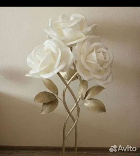 Светильник роза из изолона