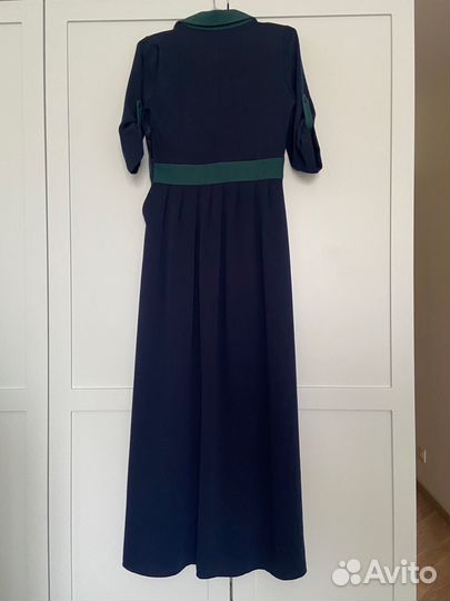 Платье-рубашка макси