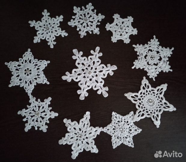 Набор снежинок