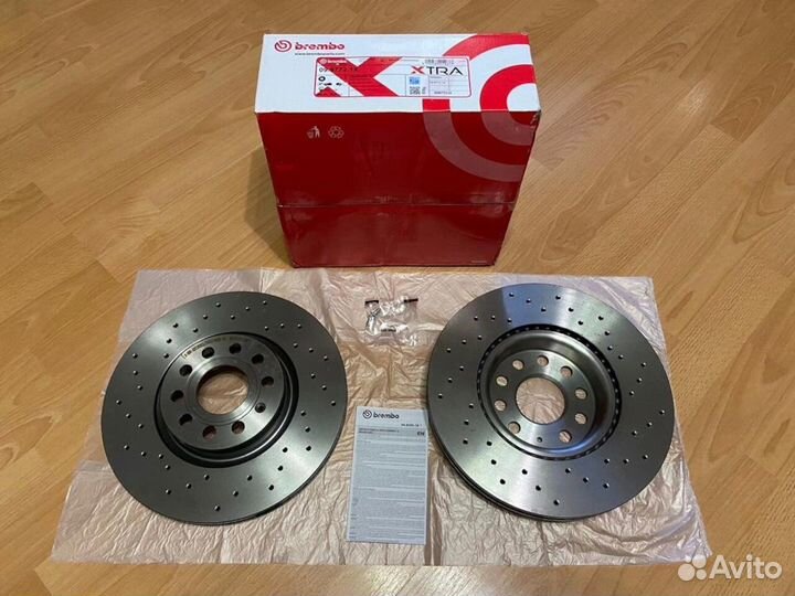 Диски тормозные Xtra передние Brembo + колодки