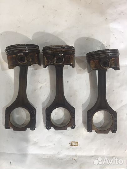 Шатуны с поршнями Фольксваген Поло 2013г.в, (Volks