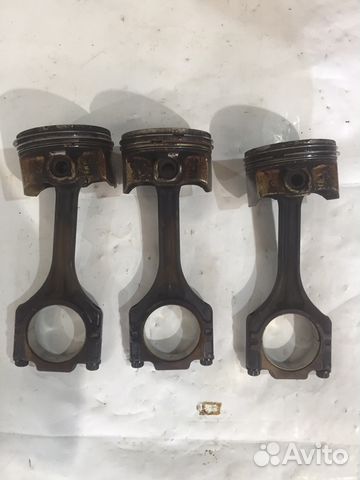 Шатуны с поршнями Фольксваген Поло 2013г.в, (Volks