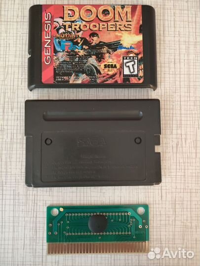 Sega картриджи Zero tolerance Doom Troopers